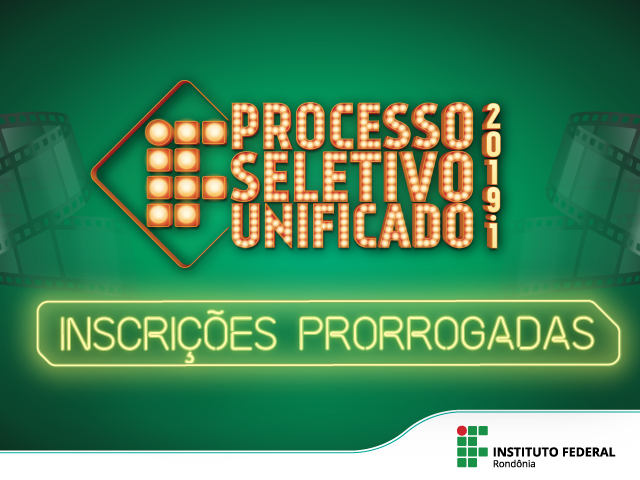 Foram prorrogadas até o dia 06 de dezembro de 2018 as inscrições para o Processo Seletivo Unificado (PSU 2019/1) do  Instituto Federal de Educação, Ciência e Tecnologia de Rondônia (IFRO).