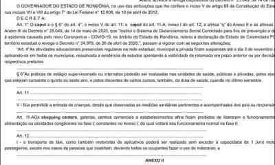 DEPOIS DE NEGAR: Governo publica decreto e confirma suspensão de aulas até 3 de novembro