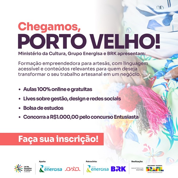 Programa de formação empreendedora abre inscrições gratuitas para artesãs em Porto Velho