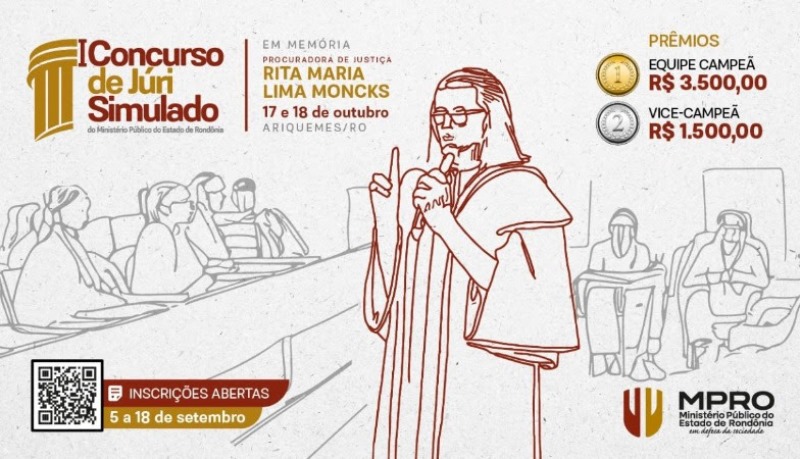 MPRO promove 1º Concurso de Júri Simulado