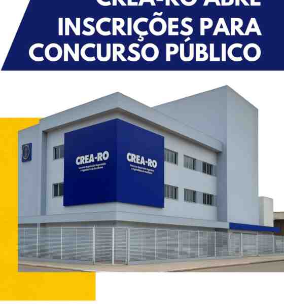 CREA-RO abre inscrições para concurso público